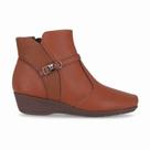 Bota Piccadilly 143230 Cano Curto Salto Médio Anabela Leve