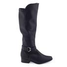 Bota Piccadilly 650073 stretch soft cano longo salto baixo