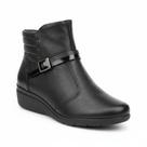 Bota Piccadilly Cano Curto Preto Alta Qualidade Feminino -