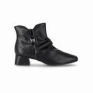 Bota Piccadilly Cano Curto Salto Bloco Croco 160080