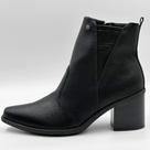 Bota Piccadilly Cano Curto Salto Bloco Médio Feminina
