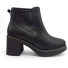Bota Piccadilly Cano Cuto Salto Médio