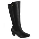 Bota Piccadilly Cano longo e de salto baixo Preto Ref.: 111068