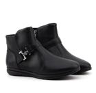 Bota Piccadilly Feminina Preto Soft Napa 261019