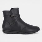 Bota Piccadilly Rasteira Feminina Preta