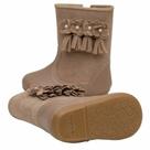 Bota Pimpolho Marrom Cano Alto Feminina Infantil Menina