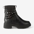 Bota Pink Cats Cano Curto Feminina Infantil