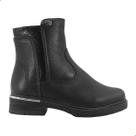 Bota Pink Cats Infantil De Cano Curto Preta