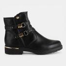 Bota Pink Cats Infantil Preta