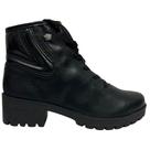 Bota pink cats salto baixo ref:v3432 menina