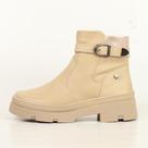 Bota Pink Cats Tratorada Cano Curto Fivela Lateral