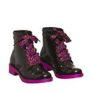 Bota Preto/Dark Pink Petite Jolie PJ4995BIN