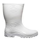 Bota pvc branca sem forro pega forte - n.38