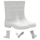 Bota Pvc Cano Medio Bracol Impermeável Limpeza Forrada Epi