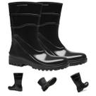 Bota Pvc Cano Medio Bracol Impermeável Limpeza Forrada Epi