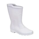 Bota pvc cano medio pegaforte - branca - n.39