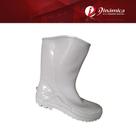 Bota pvc cano medio sem forro branca ca 42291 Bota pvc cano medio sem forro branca ca 42291