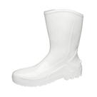 Bota PVC Vulcaflex Branca Cano Médio 27cm com Meia 38