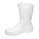 Bota PVC Vulcaflex Branca Cano Médio 27cm sem Meia 38