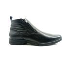 Bota Rafarillo Social Confort Cano Médio Ziper Masculino Adulto - Ref 31012