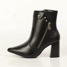 Bota Ramarim Cano Curto Bico Fino Tachas Bota Ramarim Cano Curto Bico Fino Tachas