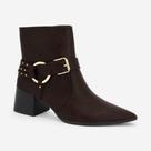 Bota Ramarim Cano Curto Feminina Marrom