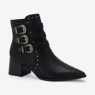 Bota Ramarim Cano Curto Feminina Preta