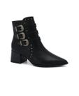 Bota Ramarim Cano Curto Salto Médio Bloco Preto