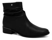 Bota ramarim cano curto slouch feminino 2453103
