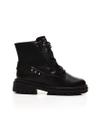 Bota Ramarim Coturno Feminino Zíper 24-62104 - Preto