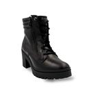 Bota Ramarim Feminina Coturno Ziper Cadarço Soft Preto 2450104