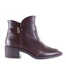 Bota Ramarim Feminina Couro 25-65103 Cafe