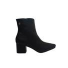 Bota Ramarim Feminina Couro Salto Médio 2657101 Preto Cor:PretoTamanho:35