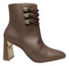 Bota Ramarim Salto Alto Bico Fino Ref 25-60103