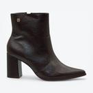 Bota Ramarim Salto Alto Feminina 2663101-01 Cor:Marrom escuroTamanho:35