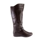 Bota Rasteira Feminina Cano Alto Confortável Básica Mooncity 71086
