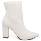 Bota Salto Bloco Napa Off White