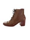 Bota salto em couro -vinho jgean - fm0021