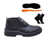 Bota Sapato Segurança Masculino Kadesh + Palmilha + Meia