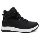 Bota Shelga Urban Casual Couro Legítimo Emborrachado - Preto Bota Shelga Urban Casual Couro Legítimo Emborrachado - Preto