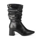 Bota Slouch Dakota Preta D2753 Cano Longo Salto Bloco - Preto 39