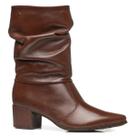 Bota Slouchy Cano Médio Bico Fino Feminina Pegada - 280901 Bota Slouchy Cano Médio Bico Fino Feminina Pegada - 280901