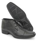 Bota social cano curto urbana couro Bbr2 9210001 PRETO