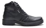 Bota Social Coturno Tratorado Com Ziper Adventure Resistente Bota Social Coturno Tratorado Com Ziper Adventure Resistente