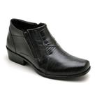 Bota Social em Couro Masculina Zíper Lateral Elegante Moda Calce Fácil Confortável Bota Social em Couro Masculina Zíper Lateral Elegante Moda Calce Fácil Confortável