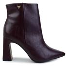Bota Social Feminina Via Marte Roxo Bordo - 343-001 Bota Social Feminina Via Marte Roxo Bordo - 343-001