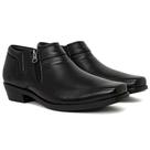Bota Social Rafarillo Way Couro Legítimo Salto Carrapeta