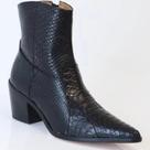 BOTA STELA PYTHON PRETO ANZETUTTO cor:pretotamanho:39