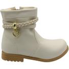 Bota Street Cal Cano Medio Infantil Tira Trançada Menina Bota Street Cal Cano Medio Infantil Tira Trançada Menina