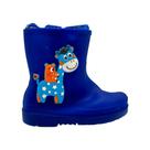 Bota stuf emborrachada com cano médio ref:sb0351 menino